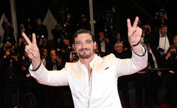 RECORD DATE NOT STATED Cannes - La Bataille De Gaulle: L Age De Fer De Gaulle: Tilting Iron Red Carpet Exit Niels Schneider leaving on the red carpet after attending the La Bataille De Gaulle: L Age De Fer (De Gaulle: Tilting Iron) screening during the 79th annual Cannes Film Festival at Palais des Festivals on May 20, 2026 in Cannes, France. Photo by Jerome Domine ABACAPRESS.COM Cannes France  Copyright: xDominexJerome ABACAx