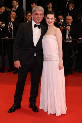 Cannes - La Bataille De Gaulle: L Age De Fer De Gaulle: Tilting Iron Red Carpet Exit Guest and Anamaria Vartolomei leaving on the red carpet after attending the La Bataille De Gaulle: L Age De Fer (De Gaulle: Tilting Iron) screening during the 79th annual Cannes Film Festival at Palais des Festivals on May 20, 2026 in Cannes, France. Photo by Jerome Domine ABACAPRESS.COM Cannes France  Copyright: xDominexJerome ABACAx