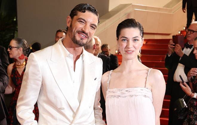 Cannes - La Bataille De Gaulle: L Age De Fer De Gaulle: Tilting Iron Red Carpet Exit Niels Schneider and Anamaria Vartolomei leaving on the red carpet after attending the La Bataille De Gaulle: L Age De Fer (De Gaulle: Tilting Iron) screening during the 79th annual Cannes Film Festival at Palais des Festivals on May 20, 2026 in Cannes, France. Photo by Jerome Domine ABACAPRESS.COM Cannes France  Copyright: xDominexJerome ABACAx