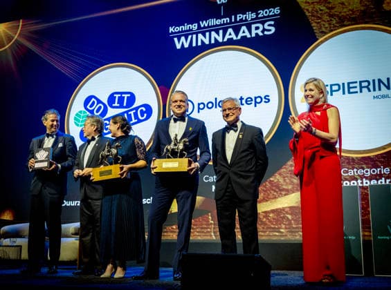 20-05-2026 Amsterdam Queen Maxima with president van De Nederlandsche Bank, Heleen Herbert, and Spierings Mobile Cranes, Polarsteps and DO IT Organic attended the King Willem I Awards 2026 at Circa Amsterdam. Â  Copyright: xPPEx