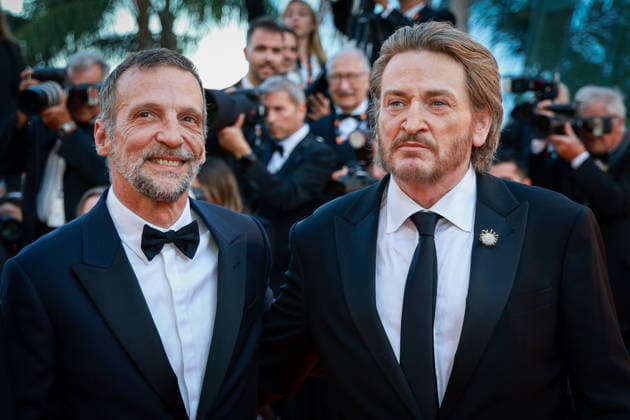 79ème Festival International du Film de Cannes Montée des marches du film La bataille De Gaulle lâge de fer 79th International Cannes Film Festival Red Carpet 456523 2026 05 20 Kassovitz, Mathieu Magimel, Benoît  Copyright: xLionelxGuericolas MPPx STAR_456523_172