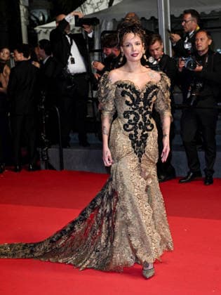 IPA84912823 - Cannes, 79th Cannes Film Festival 2025 - evening 9. red carpet The Man I Love . Pictured is Halsey  Copyright: xSimonexComix xPoolxPhotoxEventsx07x 84912823