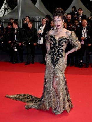 IPA84912827 - Cannes, 79th Cannes Film Festival 2025 - evening 9. red carpet The Man I Love . Pictured is Halsey  Copyright: xSimonexComix xPoolxPhotoxEventsx07x 84912827