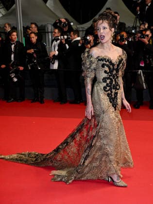 IPA84912835 - Cannes, 79th Cannes Film Festival 2025 - evening 9. red carpet The Man I Love . Pictured is Halsey  Copyright: xSimonexComix xPoolxPhotoxEventsx07x 84912835