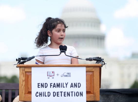 May 20, 2026, Washington, District Of Columbia, USA: A girl attends a Vigil outside the US Capitol for an end to child and family detention by ICE, hosted by the Read Them Home Initiative and Free Families Coalition, near the US Capitol in Washington, DC, USA, on May 20, 2026. The vigil featured 620 teddy bears and stuffed animals to represent the over 6,200 children arrested by ICE and denied a childhood since the start of the Trump Administration. Washington USA - ZUMAs337 20260520_znp_s337_016 Copyright: xGentxShkullakux