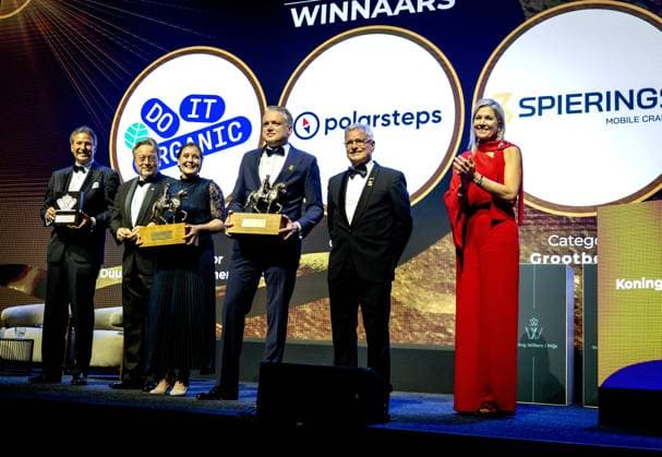 Amsterdam, The Netherlands, 2026-05-20 20:02:00 AMSTERDAM, 20-05-2026, Circa Amsterdam. Queen Maxima presents the King Willem I Awards 2026 at Circa Amsterdam. The business awards are presented biennially by the King Willem I Foundation in the categories Large Enterprises, Small and Medium-sized Enterprises (SMEs), and the Plaque for Sustainable Entrepreneurship. PHOTO: NLBeeld POOL Albert Nieboer Credit: NL Beeld Patrick van Emst  Copyright: xx x