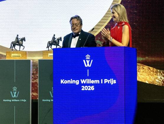 Amsterdam, The Netherlands, 2026-05-20 19:54:57 AMSTERDAM, 20-05-2026, Circa Amsterdam. Queen Maxima presents the King Willem I Awards 2026 at Circa Amsterdam. The business awards are presented biennially by the King Willem I Foundation in the categories Large Enterprises, Small and Medium-sized Enterprises (SMEs), and the Plaque for Sustainable Entrepreneurship. PHOTO: NLBeeld POOL Albert Nieboer Credit: NL Beeld Patrick van Emst  Copyright: xx x