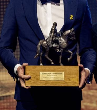 Amsterdam, The Netherlands, 2026-05-20 20:00:02 AMSTERDAM, 20-05-2026, Circa Amsterdam. Queen Maxima presents the King Willem I Awards 2026 at Circa Amsterdam. The business awards are presented biennially by the King Willem I Foundation in the categories Large Enterprises, Small and Medium-sized Enterprises (SMEs), and the Plaque for Sustainable Entrepreneurship. PHOTO: NLBeeld POOL Albert Nieboer Credit: NL Beeld Patrick van Emst  Copyright: xx x