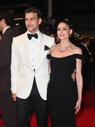 IPA84912256 - Cannes, 79th Cannes Film Festival 2025 - evening 9. red carpet The Man I Love Pictured: Olivia Palermo and Johannes Huebl  Copyright: xManuelexMangiarottix xPoolxPhotoxEventsx07x 84912256