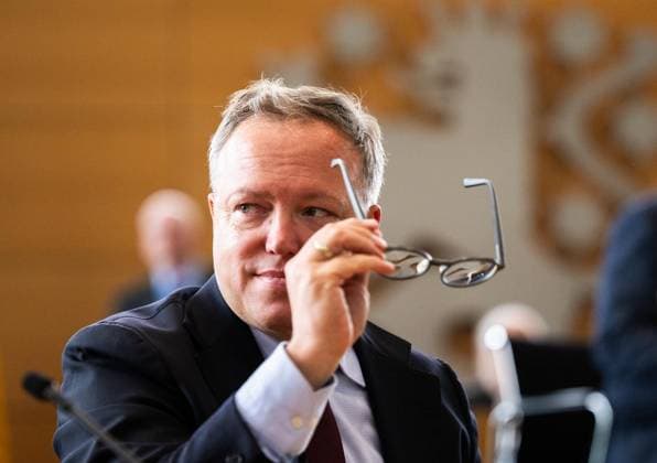 8. THÜRINGER LANDTAG - 43. PLENARSITZUNG ** NUR FÜR REDAKTIONELLE ZWECKE ** EDITORIAL USE ONLY **<p>20 05 2026-Erfurt: Thüringer Landtag 8. Wahlperiode 43. Plenarsitzung im Foto: Ministerpräsident Mario Voigt (CDU) ( Deutschland Thueringen Erfurt Copyright: SaschaxFromm *** 8 THURINGIAN STATE PARLIAMENT 43 PLENARY SESSION FOR EDITORIAL PURPOSES ONLY EDITORIAL USE ONLY p 20 05 2026 Erfurt Thuringian State Parliament 8 Election Period 43 Plenary Session photo Prime Minister Mario Voigt CDU Germany Thuringia Erfurt Copyright SaschaxFromm Copyright: SaschaxFromm doc85xlodv9vkl1gwdiavzf ,EDITORIAL USE ONLY