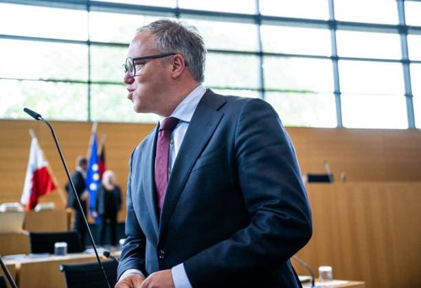8. THÜRINGER LANDTAG - 43. PLENARSITZUNG ** NUR FÜR REDAKTIONELLE ZWECKE ** EDITORIAL USE ONLY **<p>20 05 2026-Erfurt: Thüringer Landtag 8. Wahlperiode 43. Plenarsitzung im Foto: Ministerpräsident Mario Voigt (CDU) ( Deutschland Thueringen Erfurt Copyright: SaschaxFromm *** 8 THURINGIAN STATE PARLIAMENT 43 PLENARY SESSION FOR EDITORIAL PURPOSES ONLY EDITORIAL USE ONLY p 20 05 2026 Erfurt Thuringian State Parliament 8 Election Period 43 Plenary Session photo Prime Minister Mario Voigt CDU Germany Thuringia Erfurt Copyright SaschaxFromm Copyright: SaschaxFromm doc85xlp3tlixv1nfds7i1q ,EDITORIAL USE ONLY