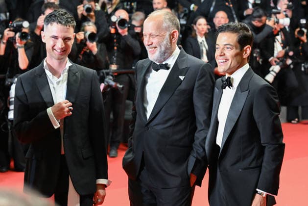 79ème Festival International du Film de Cannes Montée des marches du film The Man I love 79th Cannes International Film Festival Red carpet of the film Lhomme que jaime have 456532 2026 05 20 France Malek, Rami Sturridge, Tom Sachs, Ira  Copyright: xEstellexCarlierx xStarfacex STAR_456532_007
