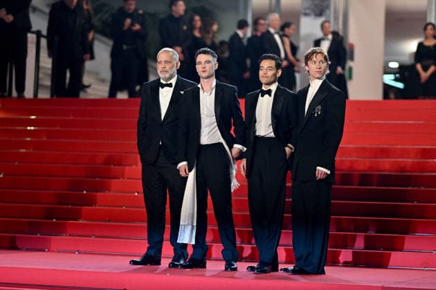 Cannes Screening The Man I Love JR Ira Sachs, Tom Sturridge, Rami Malek, Luther Ford attending the screening of the movie The Man I Love during the 79th Cannes Film Festival in Cannes, France on May 20, 2026. Photo by Julien Reynaud APS-Medias ABACAPRESS.COM Cannes France  Copyright: xReynaudxJulien APS-Medias ABACAx
