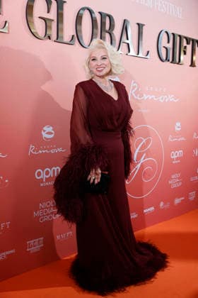 Cannes Global Gift Gala Night MP CANNES, FRANCE - MAY 20: Angela Pearl attends the Global Gift gala during the 79th annual Cannes Film Festival at La Mome Plage on May 20, 2026 in Cannes, France. Photo by Marco Piovanotto Abacapress.com Cannes France  Copyright: xPiovanottoxMarco ABACAx
