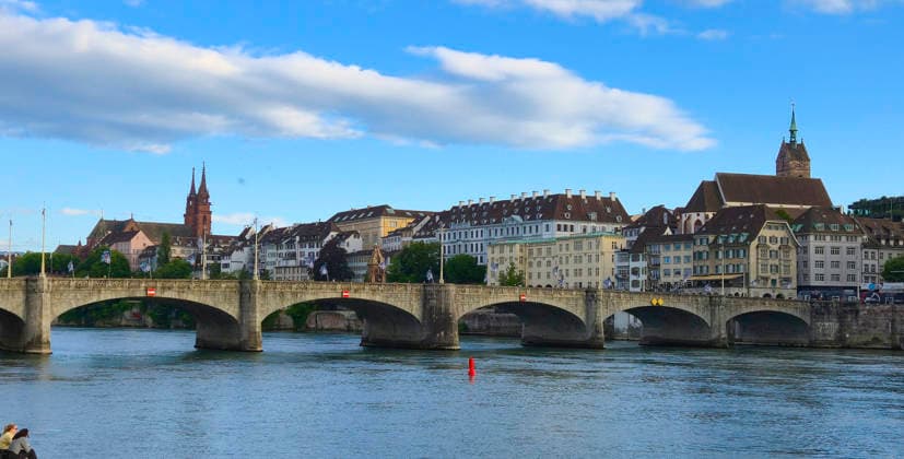 Basel, Switzerland, May 21, 2026: Spring Atmosphere in the Swiss city of Basel and View of the Muenster. Schweiz Spring Atmosphere in the City of Basel *** Basel, Switzerland, May 21, 2026 Spring Atmosphere in the Swiss city of Basel and View of the Muenster Switzerland Spring Atmosphere in the City of Basel