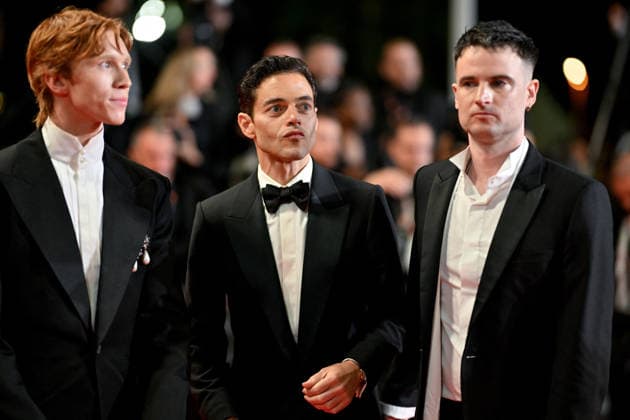Cannes Exit Screening The Man I Love JR Tom Sturridge, Rami Malek, Luther Ford attending the exit of the screening of the movie The Man I Love during the 79th Cannes Film Festival in Cannes, France on May 20, 2026. Photo by Julien Reynaud APS-Medias ABACAPRESS.COM Cannes France  Copyright: xReynaudxJulien APS-Medias ABACAx