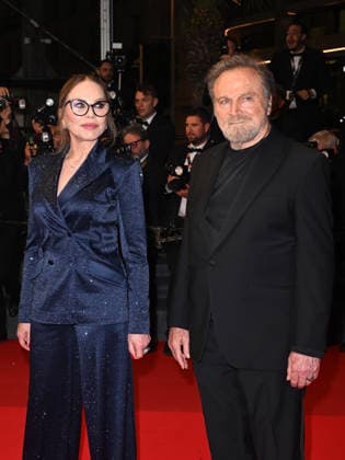IPA84916542 - Cannes, 79th Cannes Film Festival 2025 - evening 9. red carpet ELASTIC ROME In the photo: ORNELLA MUTI, FRANCO NERO  Copyright: xManuelexMangiarottix xPoolxPhotoxEventsx07x 84916542