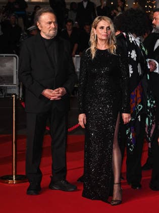 IPA84915815 - Cannes, 79th Cannes Film Festival 2025 - evening 9. red carpet ELASTIC ROME Pictured: Franco Nero , Isabella Ferrari,  Copyright: xManuelexMangiarottix xPoolxPhotoxEventsx07x 84915815