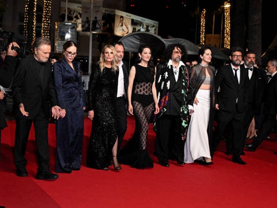 IPA84916960 - Cannes, 79th Cannes Film Festival 2025 - evening 9. red carpet Rome Elastic . In the photo Thomas Verhaeghe, Mathieu Verhaeghe, Franco Nero, Ornella Muti, Bertrand Mandico, Isabella Ferrari, NoÃ mie Merlant and Marion Cotillard  Copyright: xSimonexComix xPoolxPhotoxEventsx07x 84916960