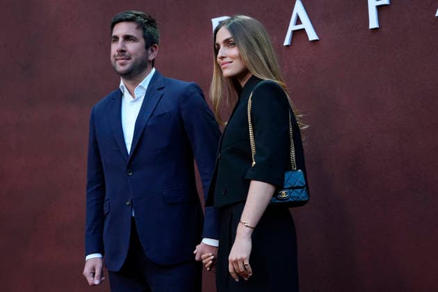 Enrique Riquelme (l) and Malen Guirado attend RAFA premiere. May 20, 2026. (20260521148)