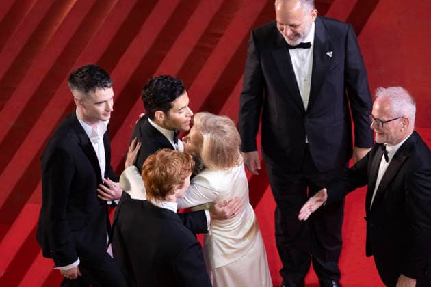 Ira Sachs, Tom Sturridge, Luther Ford et Rami Malek , Iris Knobloch, Thierry Frémaux Montée des marches du film The man I love lors du 79ème Festival International du Film de Cannes, le 20 mai 2026 Camilla Canalini Bestimage Red carpet for The man I love at the 79th Cannes International Film Festival on May 20, 2026 Cannes France  Copyright: xCamillaxCanalinix xBestimagexCamillaxCanalinix xBestimagex