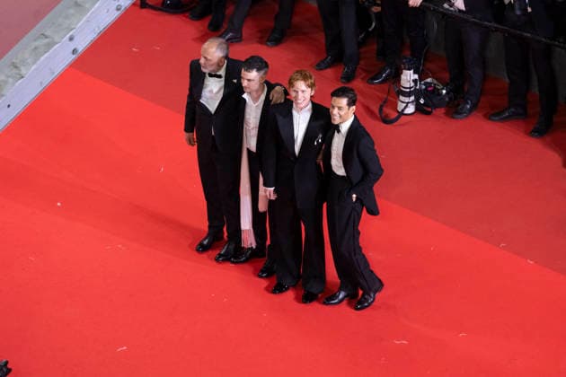 Ira Sachs, Tom Sturridge, Luther Ford et Rami Malek Montée des marches du film The man I love lors du 79ème Festival International du Film de Cannes, le 20 mai 2026 Camilla Canalini Bestimage Red carpet for The man I love at the 79th Cannes International Film Festival on May 20, 2026 Cannes France  Copyright: xCamillaxCanalinix xBestimagexCamillaxCanalinix xBestimagex