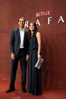 Rafa Nadal and Xisca Perello attend RAFA premiere. May 20, 2026. (20260521400)