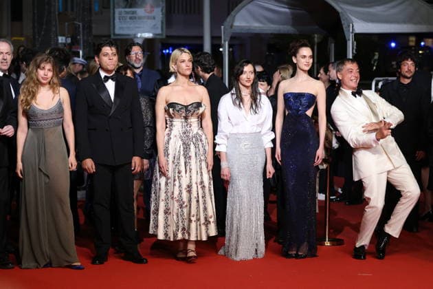 Cannes - Roma Elastica JD Guest, Maurizio Lombardi, Martina Scrinzi and Tea Falco at the Roma Elastica screening during the 79th annual Cannes Film Festival at Palais des Festivals on May 20, 2026 in Cannes, France. Photo by Jerome Domine ABACAPRESS.COM Cannes France  Copyright: xDominexJerome ABACAx