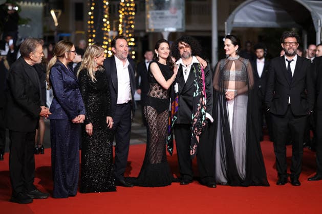 Cannes - Roma Elastica JD Franco Nero, Ornella Muti, Isabella Ferrari, Mathieu Verhaeghe, Marion Cotillard, Bertrand Mandico, Noémie Merlant and Thomas Verhaeghe at the Roma Elastica screening during the 79th annual Cannes Film Festival at Palais des Festivals on May 20, 2026 in Cannes, France. Photo by Jerome Domine ABACAPRESS.COM Cannes France  Copyright: xDominexJerome ABACAx