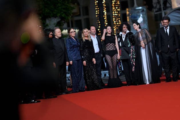 Cannes Roma Elastica Red Carpet FC Franco Nero, Ornella Muti, Isabella Ferrari, Mathieu Verhaeghe, Marion Cotillard, Bertrand Mandico, Noémie Merlant and Thomas Verhaeghe attending the Roma Elastica red carpet during the 79th Cannes Film Festival in Cannes, France on May 20, 2026. Photo by Franck Castel ABACAPRESS.COM Cannes  Copyright: xCastelxFranck ABACAx