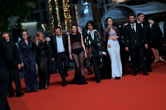 Cannes Roma Elastica Red Carpet FC Franco Nero, Ornella Muti, Isabella Ferrari, Mathieu Verhaeghe, Marion Cotillard, Bertrand Mandico, Noémie Merlant and Thomas Verhaeghe attending the Roma Elastica red carpet during the 79th Cannes Film Festival in Cannes, France on May 20, 2026. Photo by Franck Castel ABACAPRESS.COM Cannes  Copyright: xCastelxFranck ABACAx