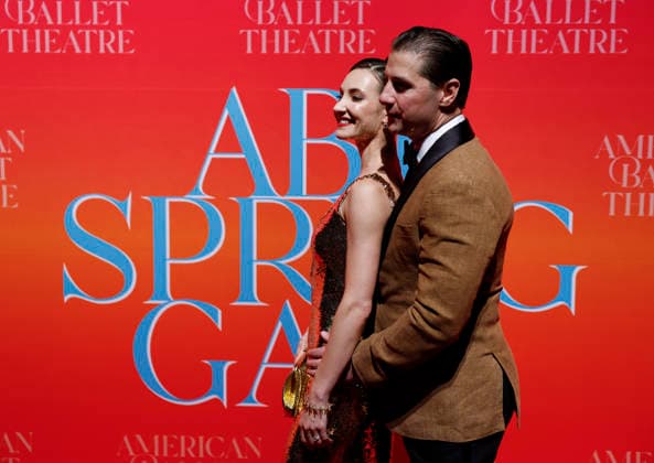 Christine Shevchenko and Alex Dimattia arrive on the red carpet at the American Ballet Theatre s 2026 Spring Gala held at Cipriani 42nd Street on Wednesday, May 20, 2026 in New York City.  NYP20260520140 JOHNxANGELILLO