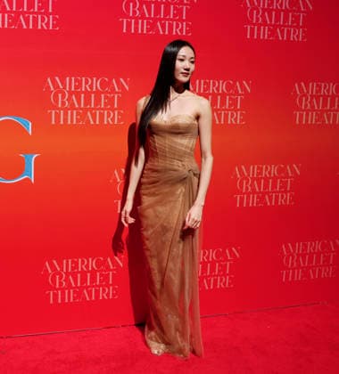 SunMi Park arrives on the red carpet at the American Ballet Theatre s 2026 Spring Gala held at Cipriani 42nd Street on Wednesday, May 20, 2026 in New York City.  NYP20260520143 JOHNxANGELILLO