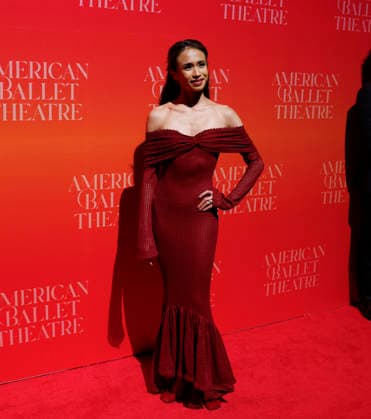 Léa Fleytoux arrives on the red carpet at the American Ballet Theatre s 2026 Spring Gala held at Cipriani 42nd Street on Wednesday, May 20, 2026 in New York City.  NYP20260520149 JOHNxANGELILLO
