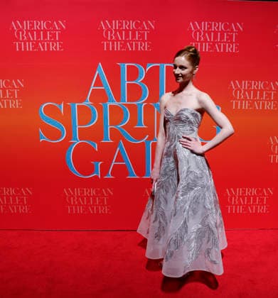 Catherine Hurlin arrives on the red carpet at the American Ballet Theatre s 2026 Spring Gala held at Cipriani 42nd Street on Wednesday, May 20, 2026 in New York City.  NYP20260520151 JOHNxANGELILLO