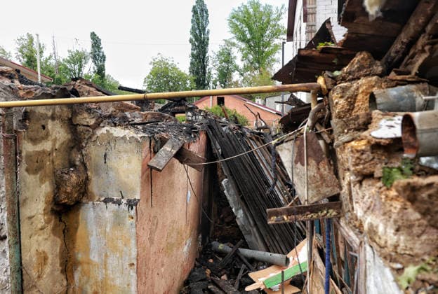 Aftermath of overnight Shahed drone attack on Odesa A private residential house destroyed as a result of a Russian drone attack is seen in Odesa, Ukraine, on May 20, 2026. During the night of May 20, the city came under a massive attack by Russian strike drones. The attack caused destruction of residential buildings, fires at commercial facilities, and damage to critical infrastructure. One civilian was injured, Credit:Nina Liashonok Ukrinform Avalon Ukraine, Odesa  Copyright: xNinaxLiashonokx xUkrinformx xAvalonx 1102292327