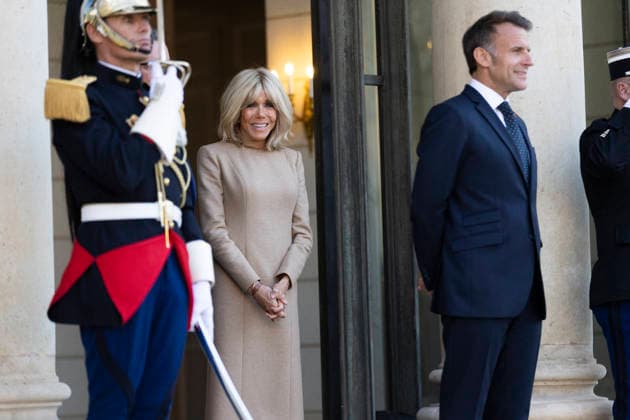 President Macron Welcomes Papua New Guinea PM Marape - Paris Emmanuel Macron, President of France, welcomes James Marape, Prime Minister of Papua New Guinea, to the Élysée Palace in Paris on 20 May 2026, as part of bilateral partnerships in the Indo-Pacific region in the fields of security and defence, the fight against illegal fishing, biodiversity and sustainable development Photo by Jeremy Paoloni ABACAPRESS.COM Paris France  Copyright: xPaolonixJeremy ABACAx