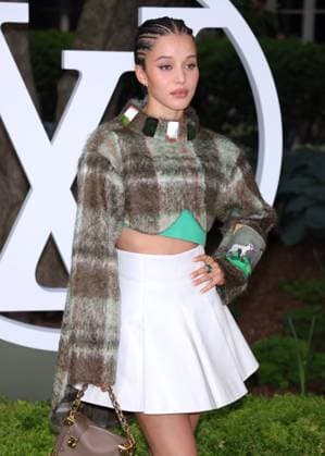 Celebs at The Louis Vuitton Cruise 2027 - NYC Chase Infiniti attends the 2027 Cruise Louis Vuitton show at The Frick Collection in New York on May 20, 2026. Photo by Charles Guerin ABACAPRESS.COM New York City NY United States  Copyright: xGuerinxCharles ABACAx