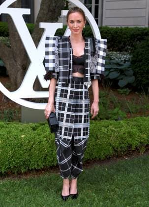 Celebs at The Louis Vuitton Cruise 2027 - NYC Emily Blunt attends the 2027 Cruise Louis Vuitton show at The Frick Collection in New York on May 20, 2026. Photo by Charles Guerin ABACAPRESS.COM New York City NY United States  Copyright: xGuerinxCharles ABACAx