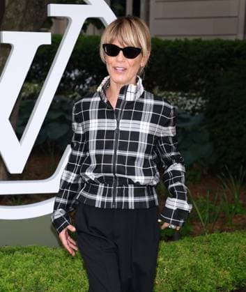 Celebs at The Louis Vuitton Cruise 2027 - NYC Marina Foïs attends the 2027 Cruise Louis Vuitton show at The Frick Collection in New York on May 20, 2026. Photo by Charles Guerin ABACAPRESS.COM New York City NY United States  Copyright: xGuerinxCharles ABACAx