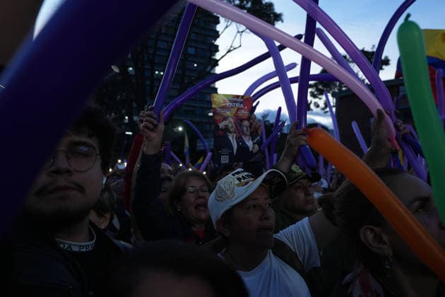 Abelardo De La Espriella closes campaign rally in Bogota BOGOTA, COLOMBIA - MAY 20: People gather for the closing campaign rally of Colombia s right-wing presidential candidate Abelardo De La Espriella in Bogota, Colombia, on May 20, 2026. Juancho Torres Anadolu Bogota Colombia. Editorial use only. Please get in touch for any other usage.  Copyright: x2026xAnadoluxJuanchoxTorresx