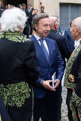 Stephane Bern Multi-star French chef Guy Savoy has just been officially installed as a member of the Académie des Beaux Arts A ceremony that took place under the dome of the Institut de France, in Paris, France, on May 20, 2026 This is the first time a chef has joined the prestigious institution Julien Sarkissian Bestimage French chef Guy Savoy during his investiture ceremony at the Académie des Beaux Arts in Paris, France, on May 20, 2026 Paris France  Copyright: xJulienxSarkissianx xBestimagexJulienxSarkissianx xBestimagex