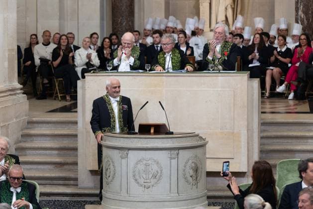 Guy Savoy, French multi-star chef Guy Savoy, has just been officially installed as a member of the Académie des Beaux Arts A ceremony that took place under the dome of the Institut de France, in Paris, France, on May 20, 2026 This is the first time a chef has joined the prestigious institution Julien Sarkissian Bestimage French chef Guy Savoy during his investiture ceremony at the Académie des Beaux Arts in Paris, France, on May 20, 2026 Paris France  Copyright: xJulienxSarkissianx xBestimagexJulienxSarkissianx xBestimagex