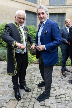 Guy Savoy et Jean Jacques Bourdin Multi-star French chef Guy Savoy has just been officially installed as a member of the Académie des Beaux Arts A ceremony that took place under the dome of the Institut de France, in Paris, France, on May 20, 2026 This is the first time a chef has joined the prestigious institution Julien Sarkissian Bestimage French chef Guy Savoy during his investiture ceremony at the Académie des Beaux Arts in Paris, France, on May 20, 2026 Paris France  Copyright: xJulienxSarkissianx xBestimagexJulienxSarkissianx xBestimagex