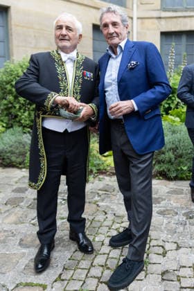 Guy Savoy et Jean Jacques Bourdin Multi-star French chef Guy Savoy has just been officially installed as a member of the Académie des Beaux Arts A ceremony that took place under the dome of the Institut de France, in Paris, France, on May 20, 2026 This is the first time a chef has joined the prestigious institution Julien Sarkissian Bestimage French chef Guy Savoy during his investiture ceremony at the Académie des Beaux Arts in Paris, France, on May 20, 2026 Paris France  Copyright: xJulienxSarkissianx xBestimagexJulienxSarkissianx xBestimagex