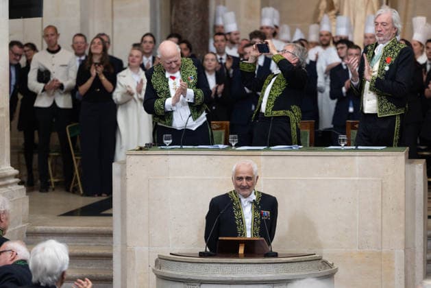 Guy Savoy, French multi-star chef Guy Savoy, has just been officially installed as a member of the Académie des Beaux Arts A ceremony that took place under the dome of the Institut de France, in Paris, France, on May 20, 2026 This is the first time a chef has joined the prestigious institution Julien Sarkissian Bestimage French chef Guy Savoy during his investiture ceremony at the Académie des Beaux Arts in Paris, France, on May 20, 2026 Paris France  Copyright: xJulienxSarkissianx xBestimagexJulienxSarkissianx xBestimagex