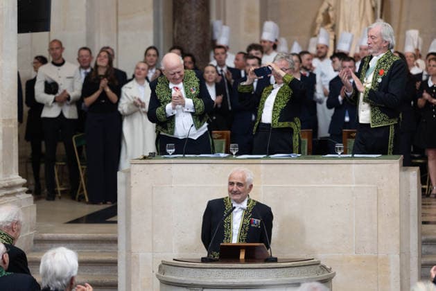 Guy Savoy, French multi-star chef Guy Savoy, has just been officially installed as a member of the Académie des Beaux Arts A ceremony that took place under the dome of the Institut de France, in Paris, France, on May 20, 2026 This is the first time a chef has joined the prestigious institution Julien Sarkissian Bestimage French chef Guy Savoy during his investiture ceremony at the Académie des Beaux Arts in Paris, France, on May 20, 2026 Paris France  Copyright: xJulienxSarkissianx xBestimagexJulienxSarkissianx xBestimagex