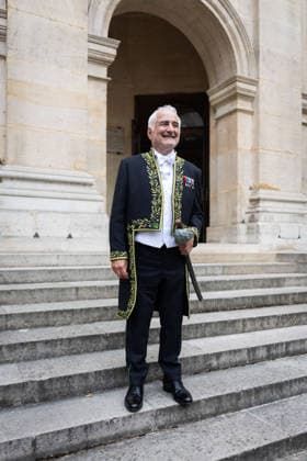Guy Savoy, French multi-star chef Guy Savoy, has just been officially installed as a member of the Académie des Beaux Arts A ceremony that took place under the dome of the Institut de France, in Paris, France, on May 20, 2026 This is the first time a chef has joined the prestigious institution Julien Sarkissian Bestimage French chef Guy Savoy during his investiture ceremony at the Académie des Beaux Arts in Paris, France, on May 20, 2026 Paris France  Copyright: xJulienxSarkissianx xBestimagexJulienxSarkissianx xBestimagex