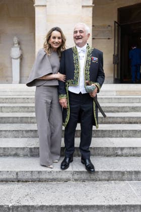 Guy Savoy and partner Laetitia Barlerin Multi-star French chef Guy Savoy has just been officially installed as a member of the Académie des Beaux Arts A ceremony that took place under the dome of the Institut de France in Paris, France, on May 20, 2026 This is the first time a chef has joined the prestigious institution Julien Sarkissian Bestimage French chef Guy Savoy during his investiture ceremony at the Académie des Beaux Arts in Paris, France, on May 20, 2026 Paris France  Copyright: xJulienxSarkissianx xBestimagexJulienxSarkissianx xBestimagex