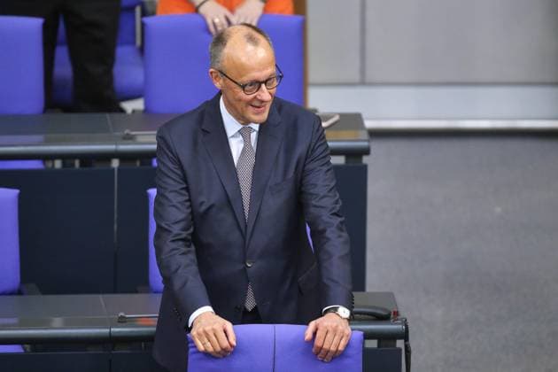 Berlin, Deutschland, 21.05.2026: Deutscher Bundestag: 80. Bundestagssitzung: Bundeskanzler Friedrich Merz (CDU) *** Berlin, Germany, 21 05 2026 German Bundestag 80 Bundestag session Federal Chancellor Friedrich Merz CDU Copyright: xdtsxNachrichtenagenturx dts_119687